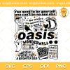 Oasis Doodle Art Vintage Oasis Album SVG, Retro Oasis Tattoo Tour 2023 SVG, Oasis Band SVG PNG EPS DXF