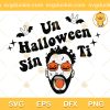 Bunny Un Halloween SVG, Un Halloween sin ti SVG, Pumpkin rabbit SVG PNG EPS DXF