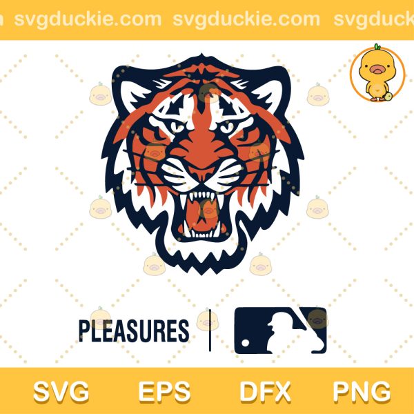 Detroit Tigers Pleasures Mascot 2023 SVG, Detroit Tigers Baseball SVG, Detroit Tigers Mascot Logo SVG PNG EPS DXF