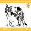 Dog Cat Tattoo SVG, Tattoo Funny SVG, Animal Tattoo SVG PNG EPS DXF
