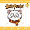Harry Potter Cat SVG, Hairy Pawter SVG, Funny Cat Witch SVG PNG EPS DXF
