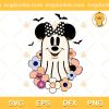 Minnie Ghost Halloween SVG, Minnie Boo Cute SVG, Disney Ghost SVG PNG EPS DXF