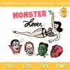 Monster Mash Halloween SVG, Western Cowboy SVG, Monster Love Sexy Girl SVG PNG EPS DXF