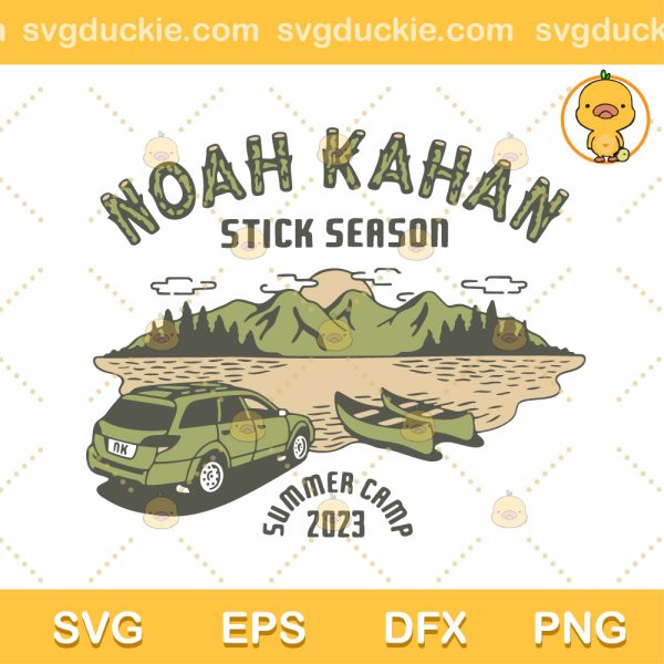 Noah Kahan Stick Season Tour 2023 SVG, Noah Kahan Singer SVG, Noah Kahan Summer Camp 2023 SVG PNG EPS DXF