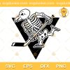Pittsburgh Penguins Skeleton SVG, Pittsburgh Penguins Hockey SVG, Funny Hockey SVG PNG EPS DXF
