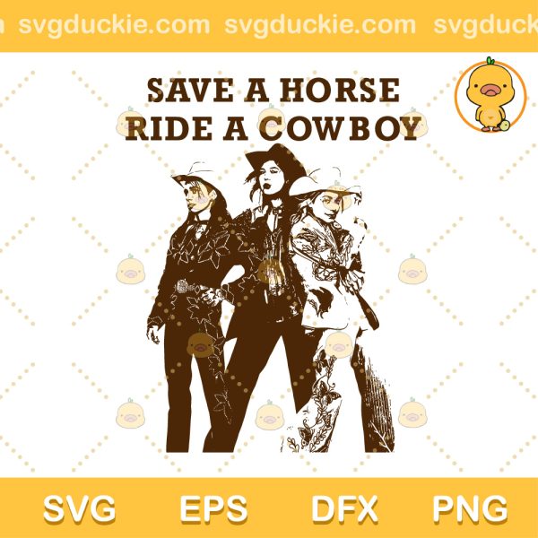 Save a horse ride a cowboy oygenius SVG, Genius cowboys SVG, Boygenius cowboy band SVG PNG EPS DXF