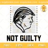Trump Mugshot SVG, Trump Not Guilty SVG, Donald Trump SVG PNG EPS DXF