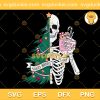 Sorta Scary Sorta Merry Christmas SVG, Sorta Scary Sorta Merry Skeleton SVG, Funny Skeketon Christmas Tree SVG PNG EPS DXF