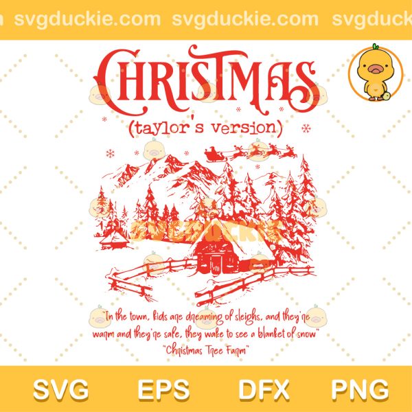 Taylor Christmas TV SVG, Vintage Christmas Taylor Version SVG, Christmas Taylor SVG PNG EPS DXF