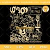 Lovejoy Tracklist Album SVG, Lovejoy Doodle Art SVG, Lovejoy Tracklist SVG PNG EPS DXF